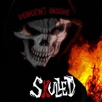 SKULLED - Demo[n] Inside cover 